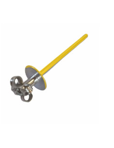 Set x 50 bucati Nituri tip ancora vopsite electrostatic RAL 1018 - Zinc Yellow dim. 5x25x16mm, galben
