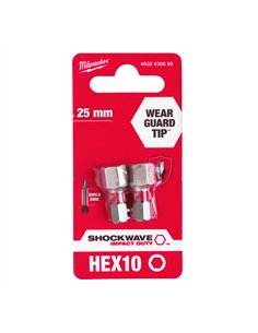 Bit Shockwave Hex10 25mm - 2 bucăți [4932430899]  2