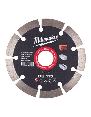 Disc diamantat DU 115 x 22,2 mm [4932399521] 