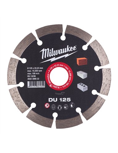 Disc diamantat DU 125 x 22,2 mm [4932399522] 