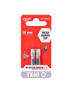Bit Shockwave TX40 25 mm - 2 bucăți [4932430888]  2