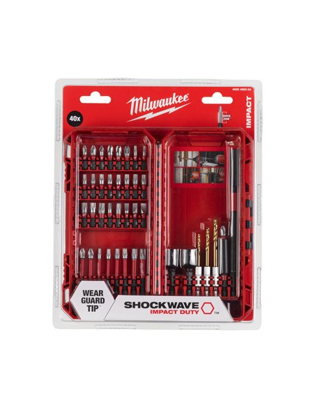 Seturi SHOCKWAVE IMPACT DUTY - Milwaukee - SHOCKWAVE Impact Duty bit set (40 pc) - cod 4932492004