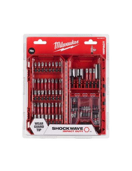 Seturi SHOCKWAVE IMPACT DUTY - Milwaukee - SHOCKWAVE Impact Duty bit set (70 pc) - cod 4932492007