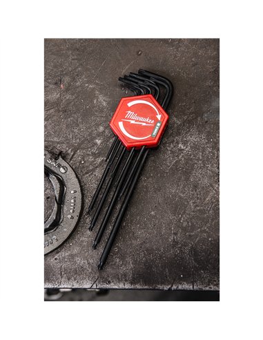 Set imbusuri Torx, forma L - Milwaukee - Torx Key - T9 - cod 4932492695