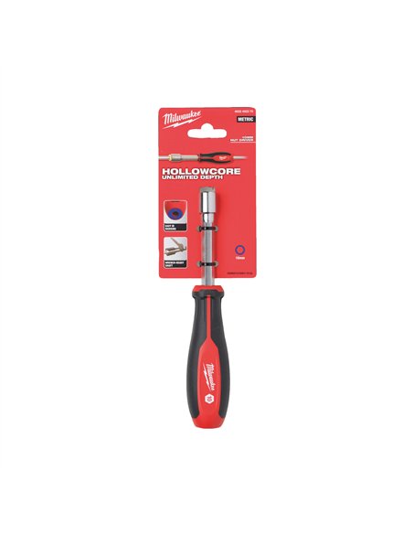 Șurubelniță cap hexagonal HOLLOWCORE - Milwaukee - 10 mm HollowCore Nut Driver - cod 4932492370