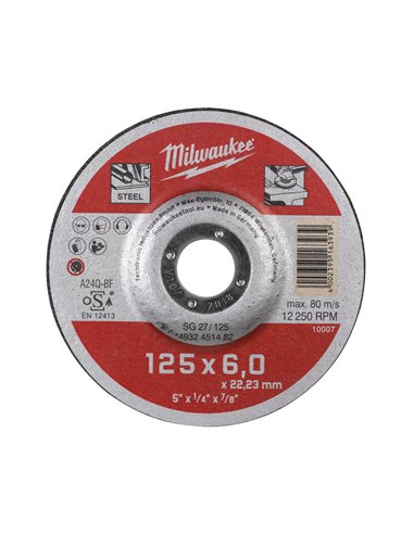Disc pentru șlefuit metal Contractor 125X6  [4932451482] 