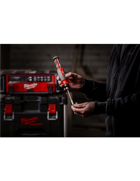 Șurubelniță cu clichet multi-bit - Milwaukee - 27 in 1 Ratchet Multi-Bit Screwdriver - cod 4932480583