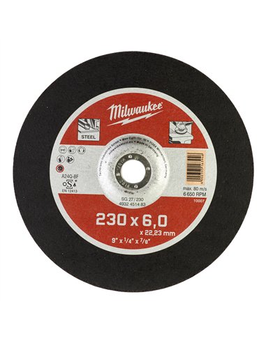 Disc pentru șlefuit metal Contractor 230X6  [4932451483] 