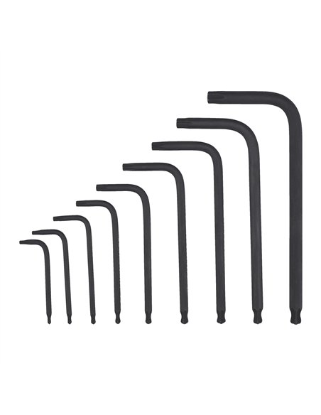 Set imbusuri compacte, forma L - Milwaukee - Compact L-Form Torx Key Set - 9 pc - cod 4932492703