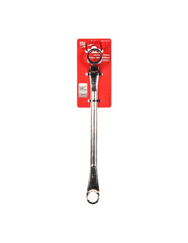 Cheie inelară cu cot - Milwaukee - Double Ring Offset Spanner - 16 x 17 mm - cod 4932492745