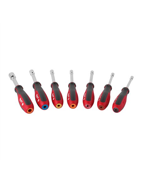 Șurubelniță cap hexagonal magnetic HOLLOWCORE - Milwaukee - HollowCore Magnetic Nut Driver Set - 7 pc - cod 4932479891