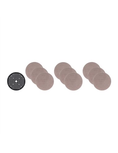 Set hârtie abrazivă + suport, diam 150, 10 buc [4932492294] 
