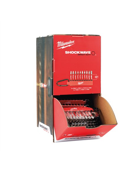 Seturi SHOCKWAVE IMPACT DUTY - Milwaukee - ShW CD Carabiner Set (10 pc) - cod 4932480941