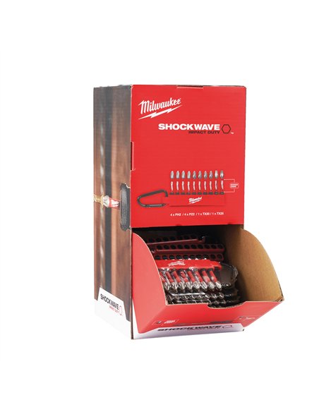 Seturi SHOCKWAVE IMPACT DUTY - Milwaukee - ShW CD Carabiner Set 2 - 10 pc - cod 4932492939