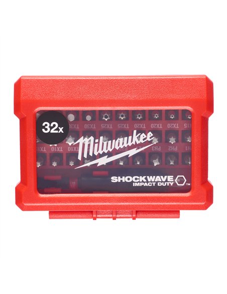 Seturi SHOCKWAVE IMPACT DUTY - Milwaukee - ShW CD Set (32pc) - cod 4932464240