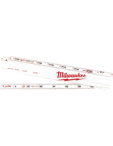 Metru de tamplarie compozit - Milwaukee - Composite Folding Rule 2m - cod 4932459301