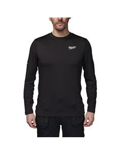 Bluza de corp neagra, vreme rece WORKSKIN - Milwaukee - CWB LS BL S - cod 4932498283