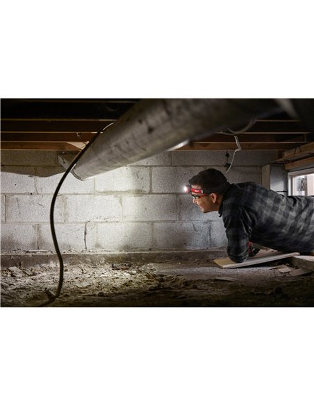 Lanterna frontala reincarcabila USB, 450 lumeni - Milwaukee - IR HL450 - cod 4933478587