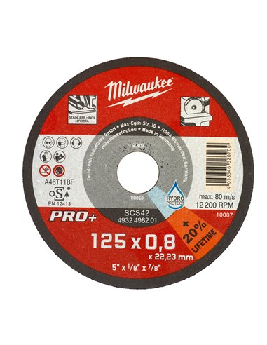 DISC DEBITARE METAL PRO+ SCS42 125 x 0.8mm [4932498201] 