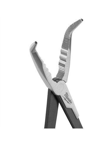 Cleste cu nas lung - Milwaukee - Long Reach Plier - 45° - cod 4932492498
