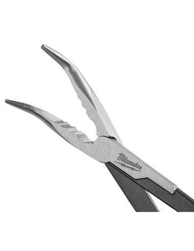 Cleste cu nas lung - Milwaukee - Long Reach Plier - 45° - cod 4932492498