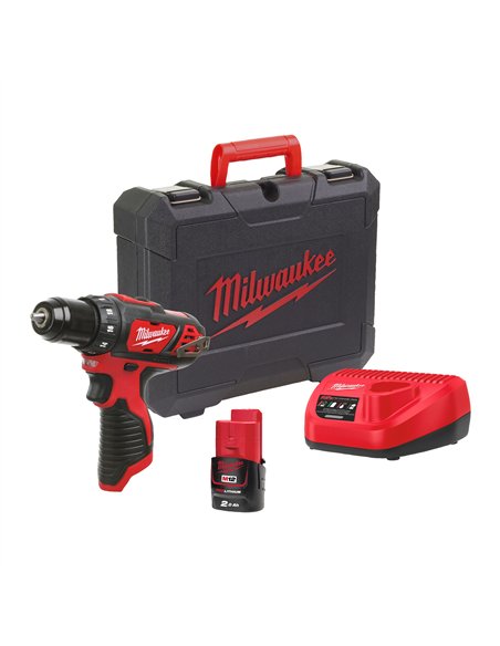 Masina de gaurit M12 subcompacta - Milwaukee - M12 BDD-201C - cod 4933479439