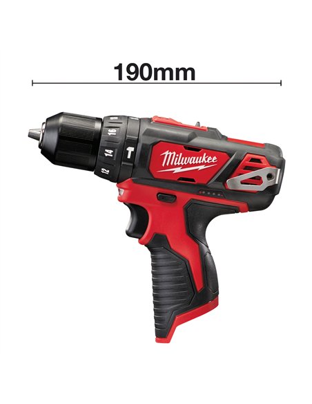 Masina de gaurit M12 subcompacta cu percutie - Milwaukee - M12 BPD-0 - cod 4933441950