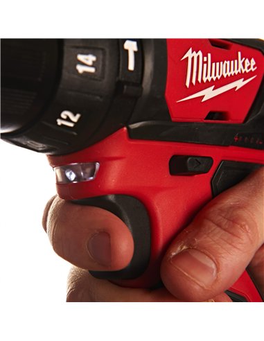 Masina de gaurit M12 subcompacta cu percutie - Milwaukee - M12 BPD-202C - cod 4933441940