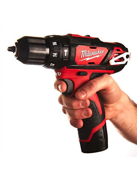 Masina de gaurit M12 subcompacta cu percutie - Milwaukee - M12 BPD-202C - cod 4933441940