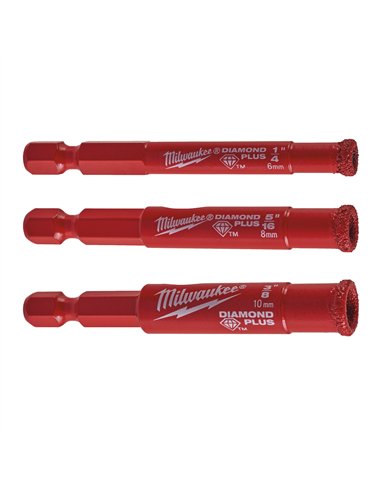 Burghiu ceramică Diamond Max set - 3 buc [4932498368] 