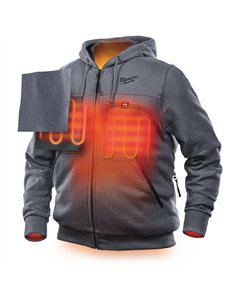 Hanorac incalzit negru M12 - Milwaukee - M12 HH GREY3-0 (S) - cod 4933464352 2