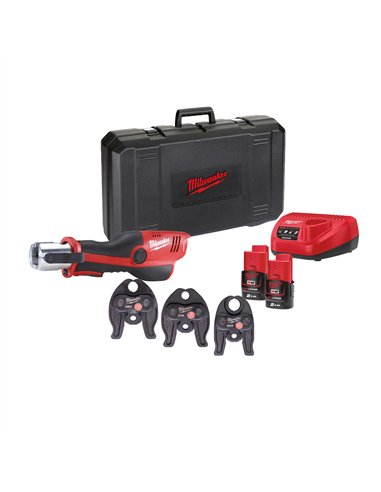 Presa hidraulica M12 Force Logic subcompacta - Milwaukee - M12 HPT-202C U-SET - cod 4933443110