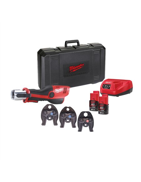 Presa hidraulica M12 Force Logic subcompacta - Milwaukee - M12 HPT-202C V-SET2 - cod 4933459382