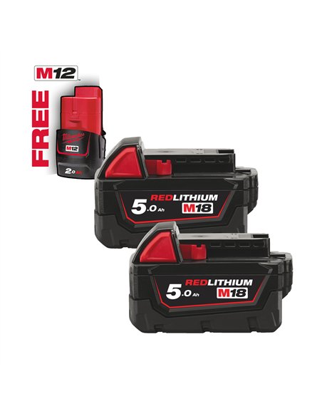 Acumulator M18 5,0 Ah - Milwaukee - M18 B52 - cod 4932451242