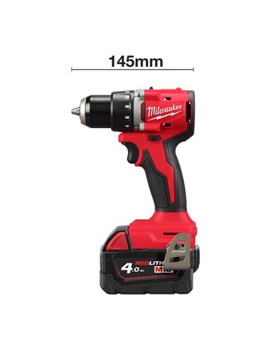 Masina de gaurit, compacta, cu motor fara perii M18 - Milwaukee - M18 BLDDRC-402C - cod 4933492834