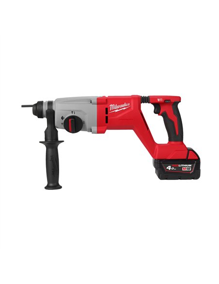 Ciocan rotopercutor fara perii 26 mm SDS-Plus M18 cu maner D - Milwaukee - M18 BLHACD26-402X - cod 4933492480