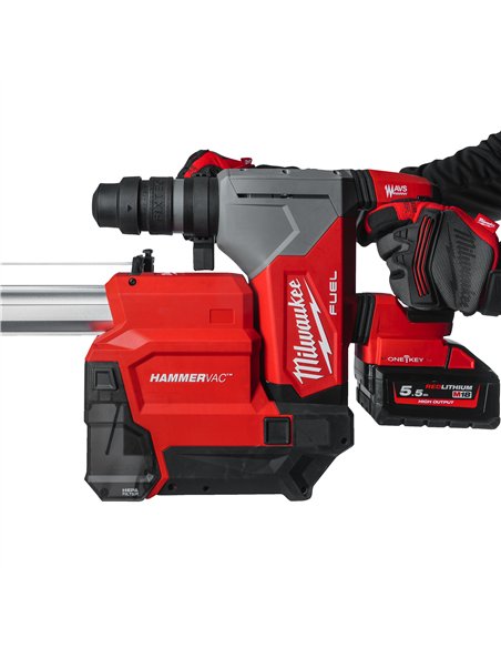 Extractor de praf ciocan rotopercutor SDS-Plus 32 mm M18 FUEL si AUTOPULSE - Milwaukee - M18 FPDDEXL-0 - cod 4933478509