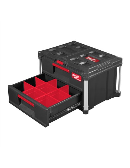 Cutii PACKOUT cu sertare - Milwaukee - Packout 2 Drawer Tool Box - cod 4932472129