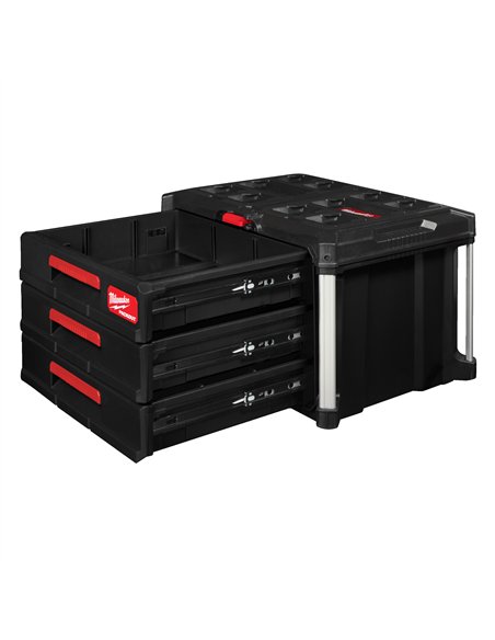 Cutii PACKOUT cu sertare - Milwaukee - Packout 3 Drawer Tool Box - cod 4932472130