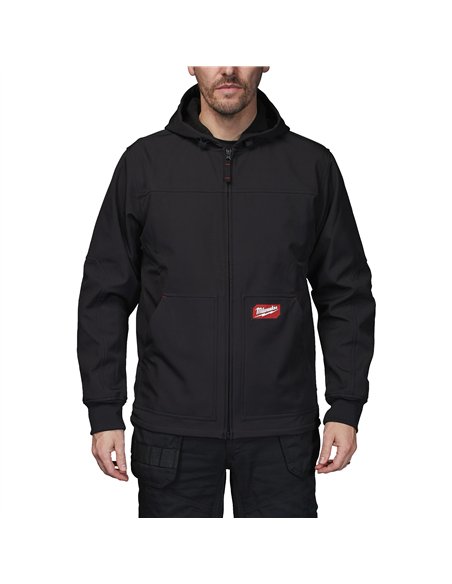 Jacheta Softshell neagra cu gluga FREEFLEX - Milwaukee - SJ BL M - cod 4932498272