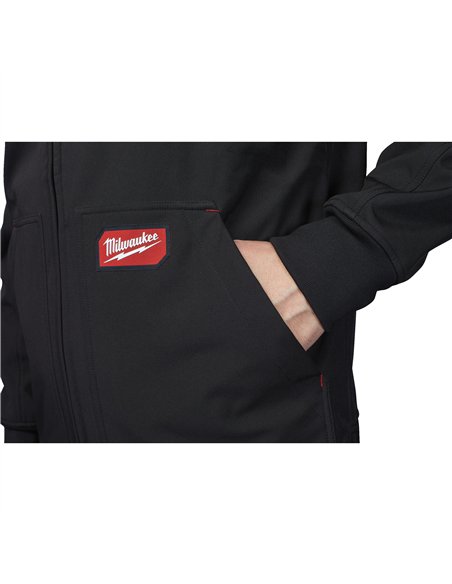 Jacheta Softshell neagra cu gluga FREEFLEX - Milwaukee - SJ BL M - cod 4932498272