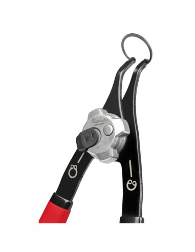 Clesti pentru inele de siguranta - Milwaukee - Small Circlip Plier - 45° - cod 4932492488