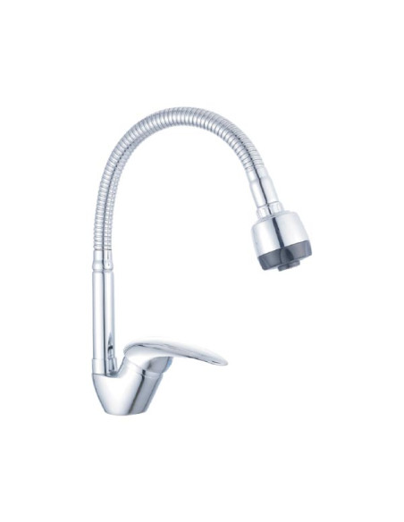 Baterie bucatarie cu pipa flexibila - ERMETIQ - ER-A108