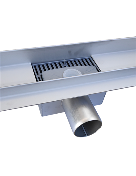 Rigola din inox Modern design 400x70 - Ermetiq - VEN-S407B