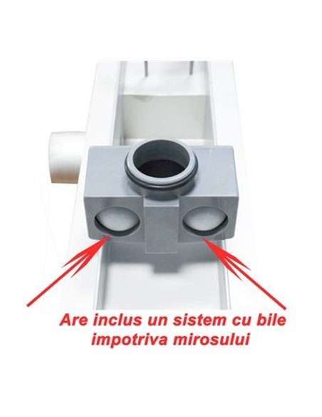 Rigola inox Clasic design 800x70 - Ermetiq - VEN-S807A