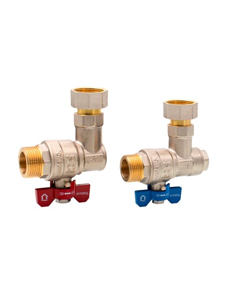 Set 2 robineti coltar cu olandez 3/4" MF - Ermetiq - ER-CHS34/2