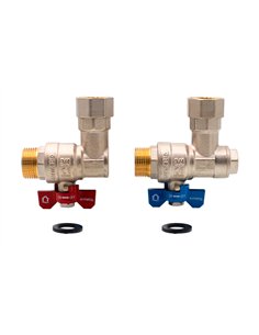 Set 2 robineti coltar cu olandez 3/4" MF - Ermetiq - ER-CHS34/2