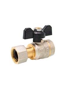 Robinet sferic tip fluture cu olandez 3/4"FF - Ermetiq - ER-HFF34