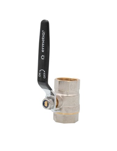 Robinet sferic alama cu maner 1/2"FF - Ermetiq - ER-LDFF12A