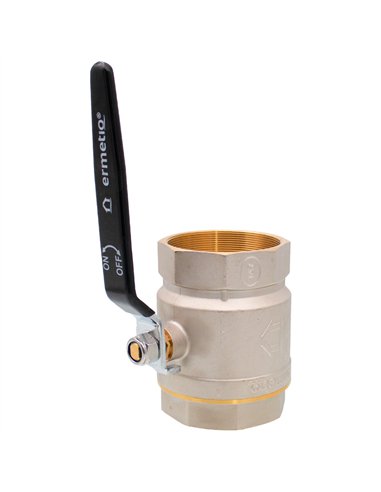 Robinet sferic alama cu maner 4" FF - Ermetiq - ER-LDFF4A